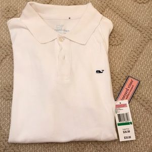 Vineyard Vines white polo-new with tags